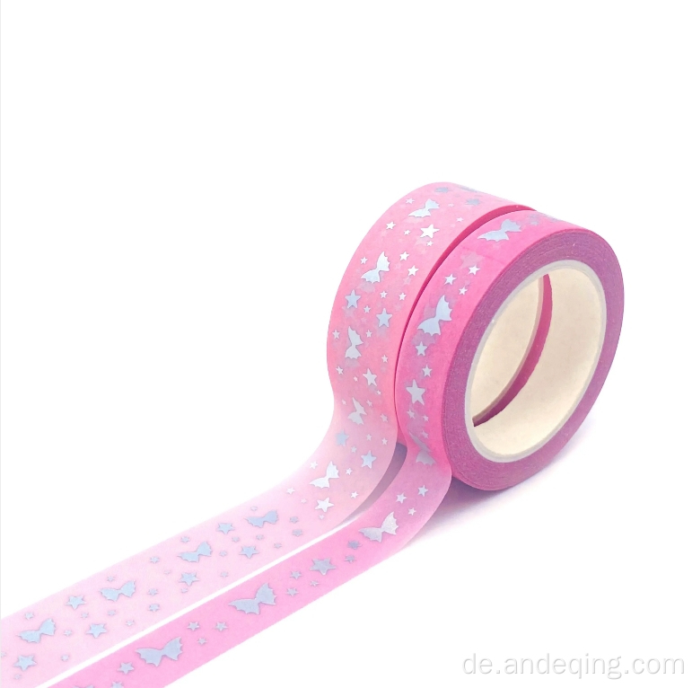 Benutzerdefiniertes drucken klare Feststockaufkleber Washi Tape