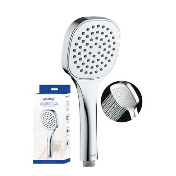 Factory Wholesale Elegant Luxury 1-Function 10cm Chromed ABS Handheld Shower Head