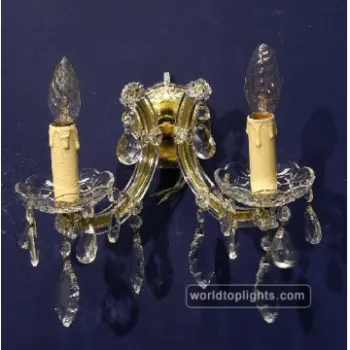2 Lights Candle Wall Lamps