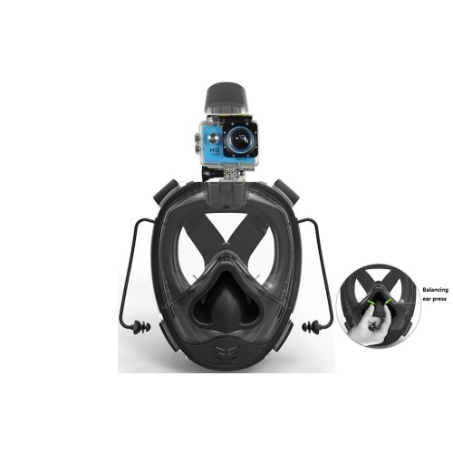 One Piece Full Face Snorkeling Mask