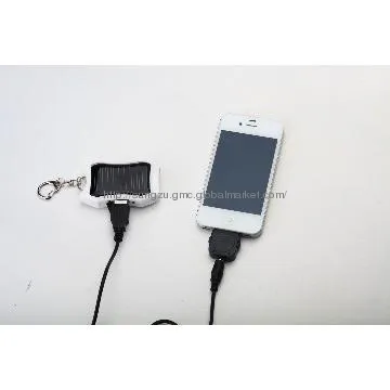 Solar Mobile Charger with 1200mAh Rechargeable Battery