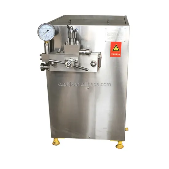 100L Juice Fruit and 200L Homogenizer Dairy Machinery