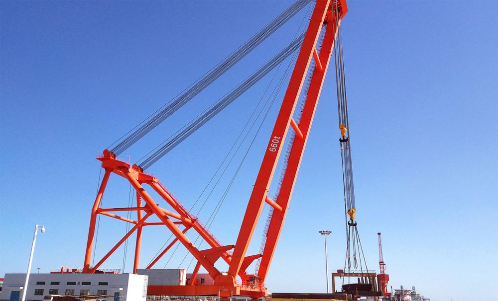 Fixed Derrick Portal Crane