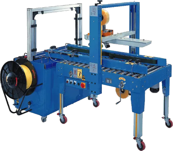 Sbwpack Auto Carton Sealing and Strapping Combination