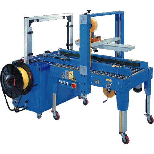 SBWPACK Auto Carton Scelling and Strapping Combination