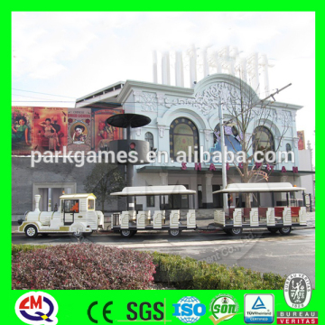 amusement park electric trackless diesel road train for sale