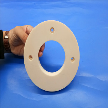 Customized Alumina Ceramic Flange Plate / Ceramic Disc