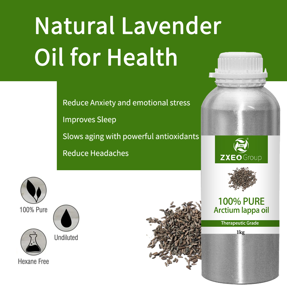 100% Arctium lappa oil Natural Lime Organic Oils with Quality Assurance Certificates