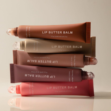 โลโก้ที่กำหนดเอง Vegan Organic Lip Balm Balm Squeeze Tube