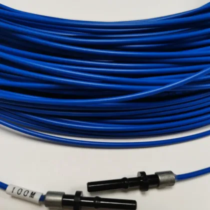 Blue Cable EMU Optical Fiber Cable Industrial Patch Cord
