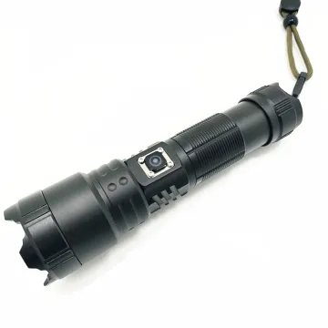XHP70 LED Rechargeable USB Flashlight, 12000 Lumens, Waterproof Torch with 5 Modes for Hiking and Emergency Use