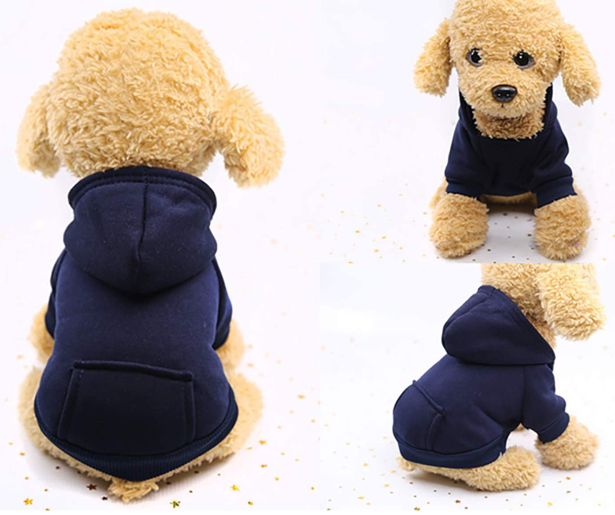 2 Pieces Winter Dog Hoodie