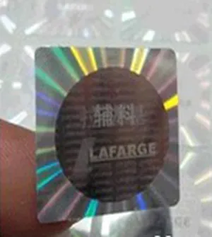 Laser Holographic Hologram Secure label,Packing Material Label