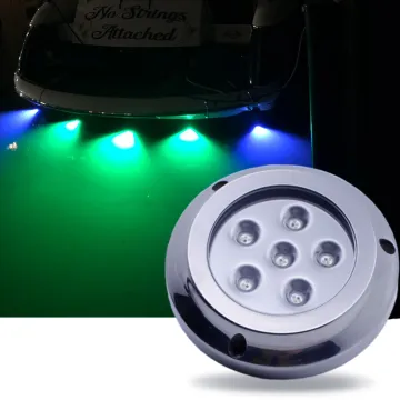 IP68 Boat Underwater RGBW Marine Light 24V Color Changing Salt Spray Proof