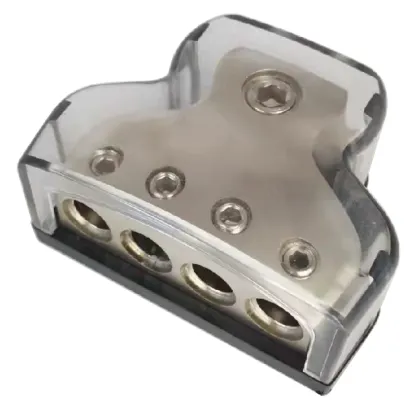 Car Audio Modification 3 Way Power Distribution Block