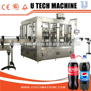Complete automatic carbonated beverage bottle filling soft drinks making machine