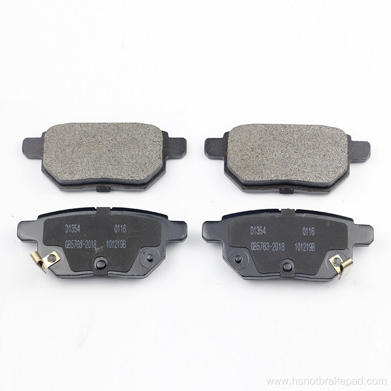 D1354 Toyota Karolla Rear Ceramic Brake Pads