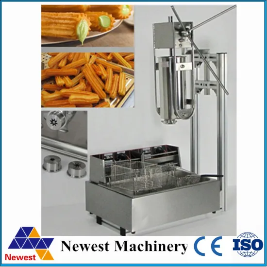 Food Grade Stainless Steel Churro Machine Churros Maker Machine with 12L fryers
