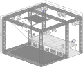 3d 홀로그램 고추 유령 거울 필름입니다