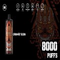 Fumée supplémentaire 1500 bouffées vape jetable cirgacigrra