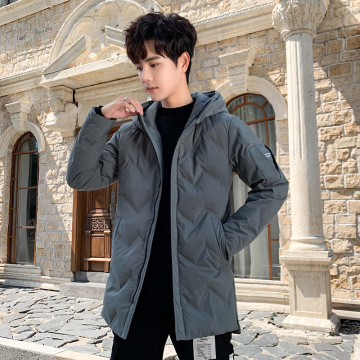 Fashion men's windproof warm cotton-padded coat