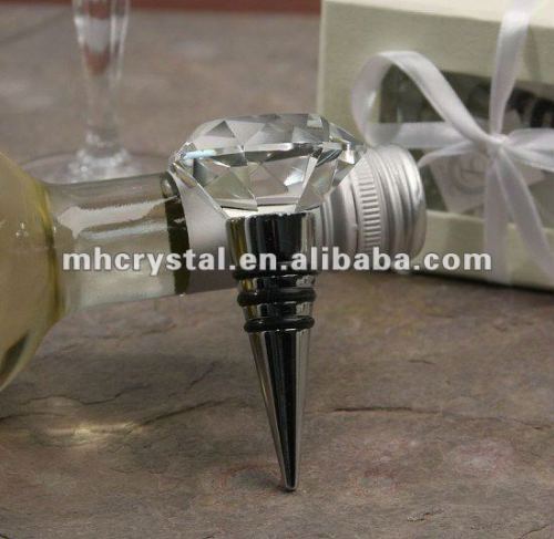 Wedding bomboniere Diamond bottle stopper MH-QT0192
