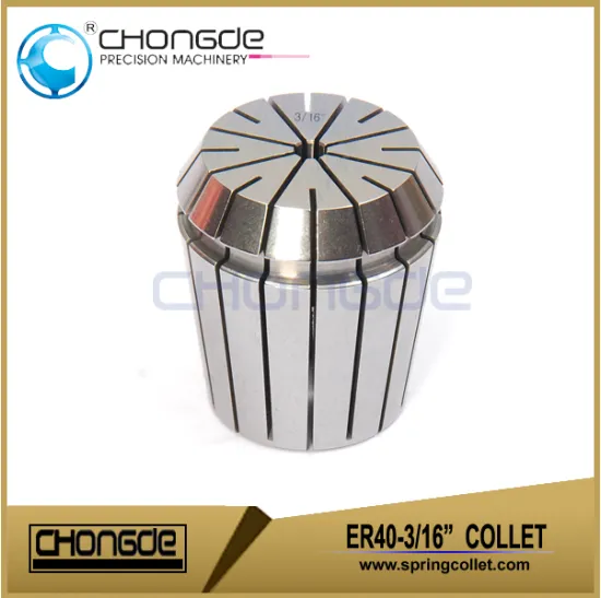 ER40-3/16" Precision Collet Clamping Range 0.187" - 0.148"