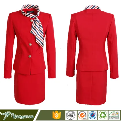 Airport Air Airline Asia Hostess Uniform For Womans Stewardess