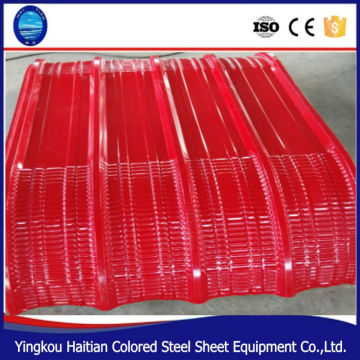 Color Coated Zinc Corrugated Curving Roof Sheet