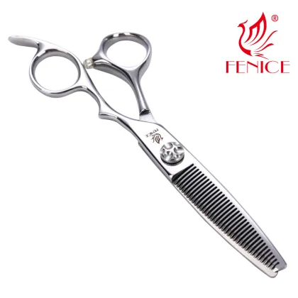 Fenice Barber Salon 6 Inch Japanese Steel Haircut Scissors Thinning Shears