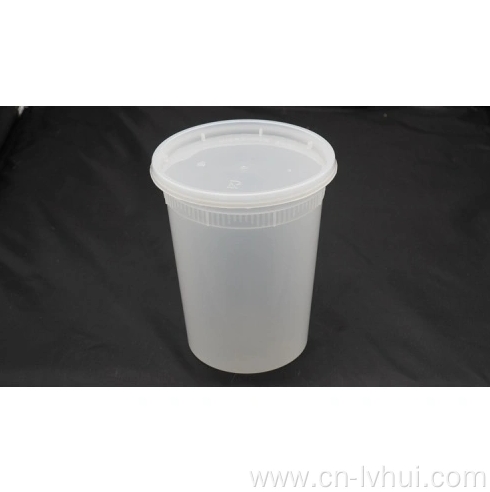 32oz disposable plastic soup mug