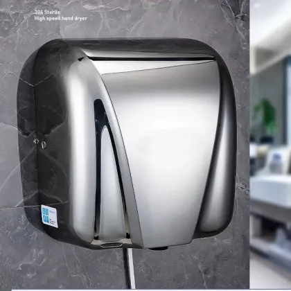 Commercial Wall-Mounted Stainless Steel Jet Hand Dryers