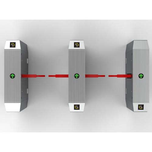 Bar Code Ticket Barrier Flap Turnstile Gate