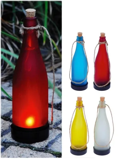 Solar bottle light