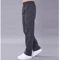 Loose Woven Fabric Pants With Stretch