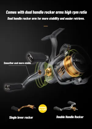 GW Hefeng Metal Spool Spinning Fishing Reel