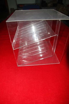 Custom store clear acrylic display box for cosmetics
