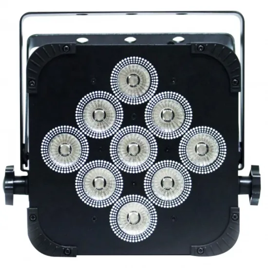 9X18W 6in1 RGBWA UV Wireless Battery Powered LED PAR Light with DMX Control