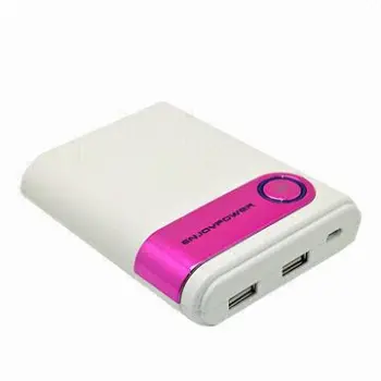 8,800mAh Dual Output Battery Charger/Power Bank for iPad 3, iPhone, HTC, Samsung and Nokia