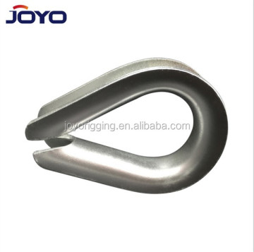 High Quality DIN6899A Hot Dip Galvanized European Type Wire Rope Thimble Manufacturer