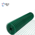 PVC -belagd grön färg svetsad trådnät