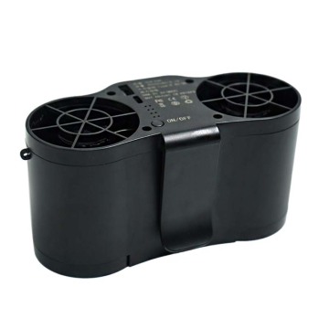 4-Speed USB Rechargeable 20000mAh Portable Waist Clip Fan