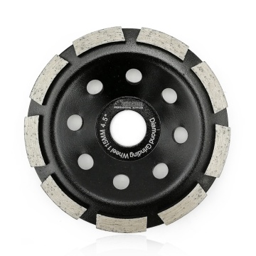 SHDIATOOL 115mm Sintered Diamond Cup Wheel for Concrete and Masonry