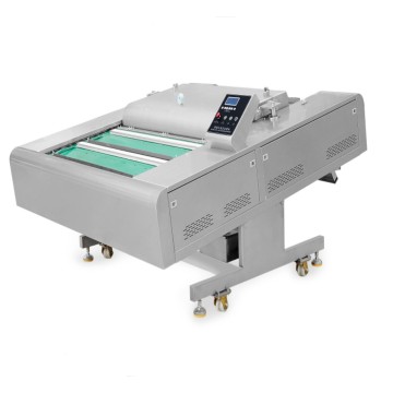 Double Sealing DZ-1100 Automatic Continuous Rolling Vacuum Packaging Machine