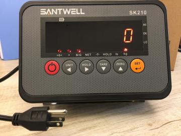 SK210 वेटिंग इंडिकेटर इस्तेमाल किए गए प्लेटफ्रॉम स्केल एलईडी