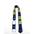 airline airplane aircraft seatbelt buckle lanyard keychain