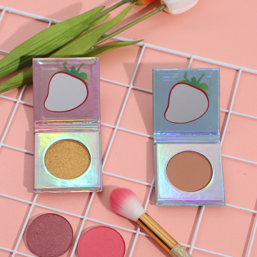 Bubuk makeup highlighter MOQ rendah - concealer &amp; highlighter bubuk ditekan DIY