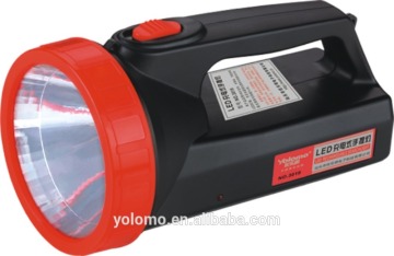 Super brightness hunting portable led lighting fixture with 1500 mah high power led searchlight