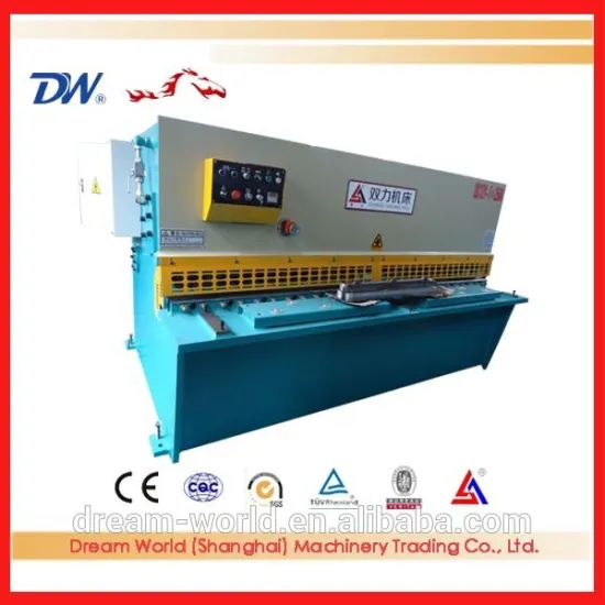 cnc sheet metal shear machine/aluminum plate shearing machine from China Dream World