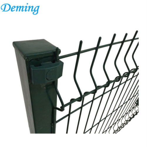 Coated Curving Wire mesh Security 3d Fencing Panels For School